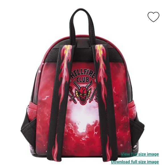 Loungefly Stranger Things Eddie Munson Tribute Glow Mini Backpack - Picture 7 of 10